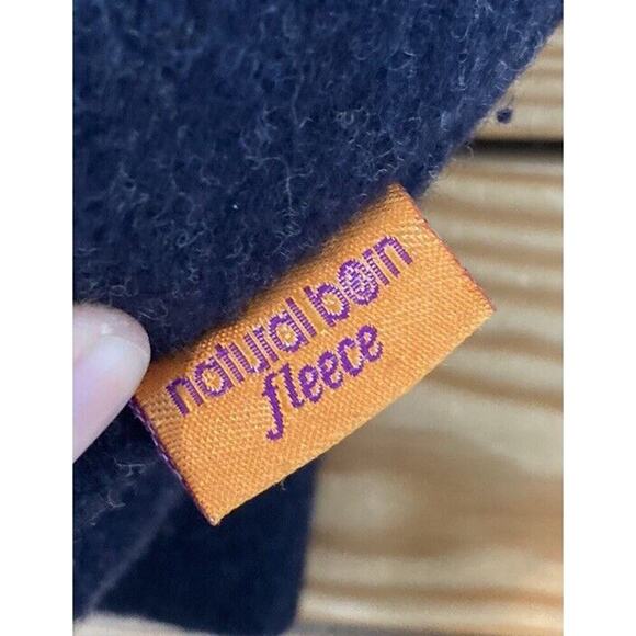 Natural Born Fleece V Neck Long Sleeve Top Size Medium Men’s Black - Picture 4 of 9